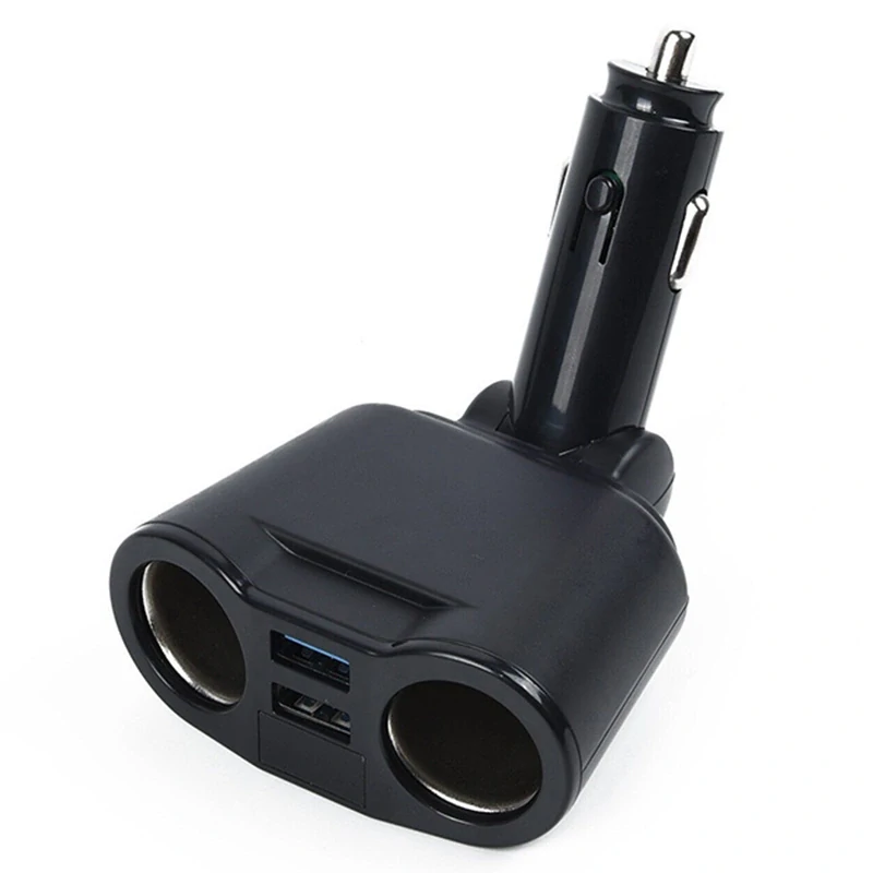 Rozdeľovač autozásuvky 12V 2xUSB s voltmetrom
