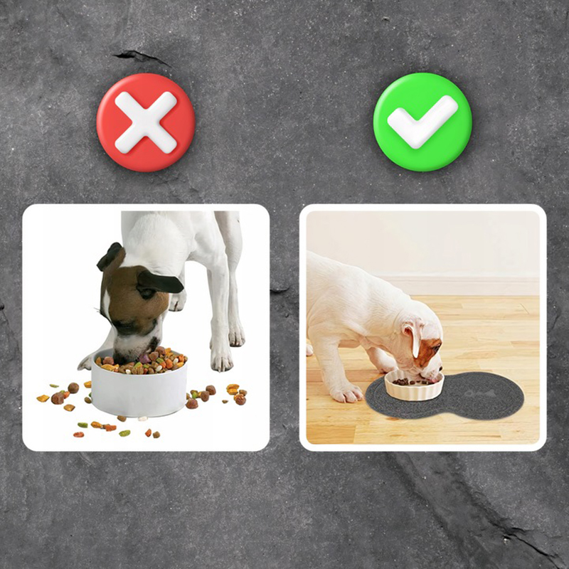 Podložka pod misku pre psov a mačky vodeodolná 46x26cm