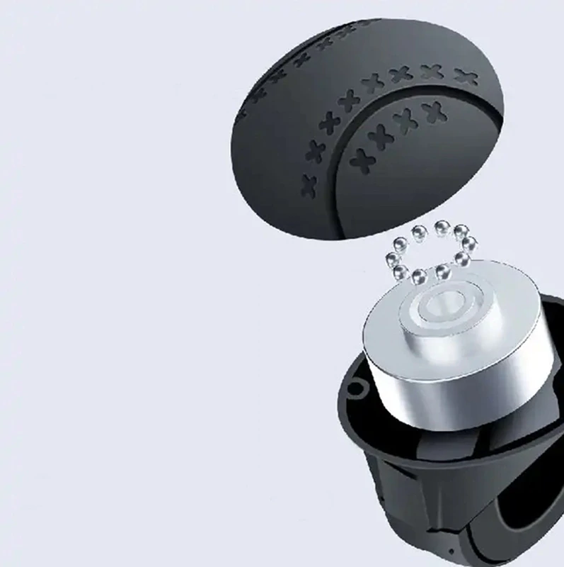 Guľa na volant čierna otočná