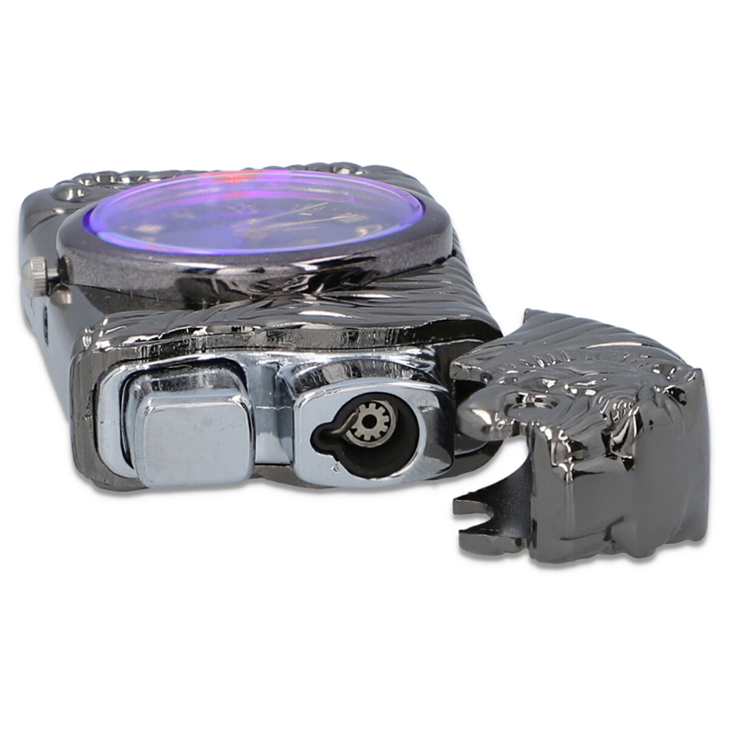 Gentelo turbo zapaľovač s hodinkami v darčekovej kazete