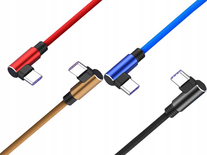Kábel uhlový USB-C 1m
