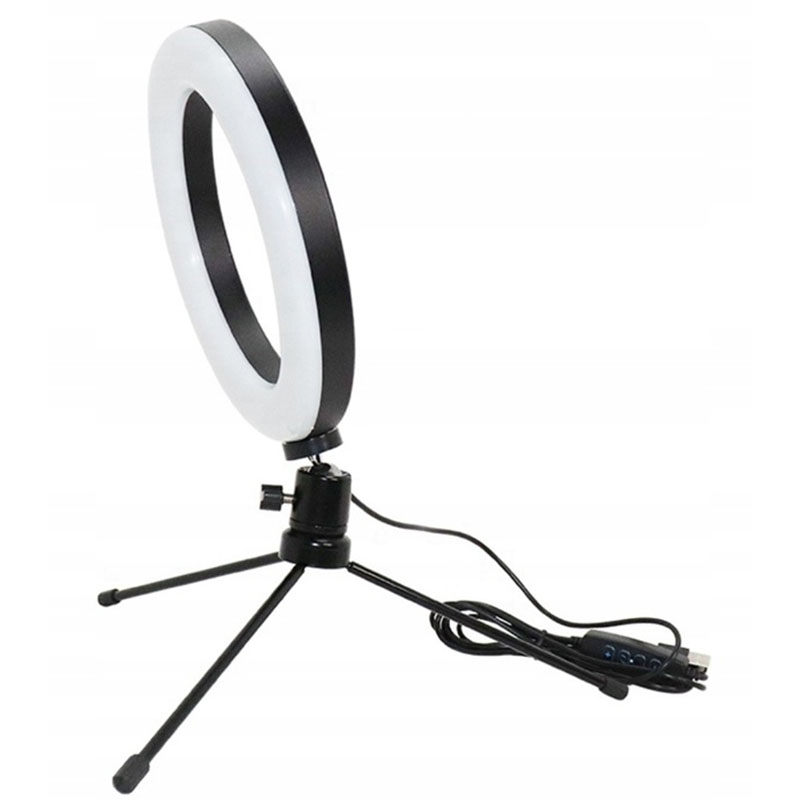 Prstencová lampa LED so statívom 16cm