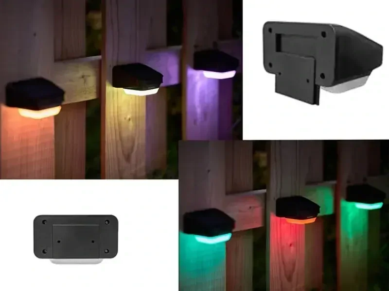 Záhradná solárna lampa závesná RGB