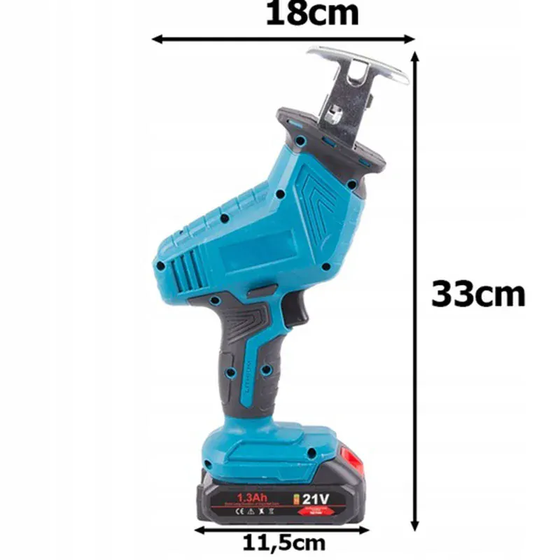 Priamočiara píla akumulátorová A73-2302-37 + 4 pílové listy
