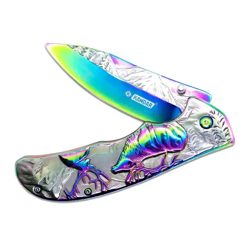 Rainbow Deer - Vreckový nožík kovový 21/9cm