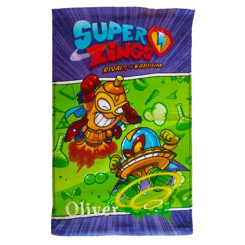 Uterák 30x50cm Super Zings Z s vyšitým vlastným menom