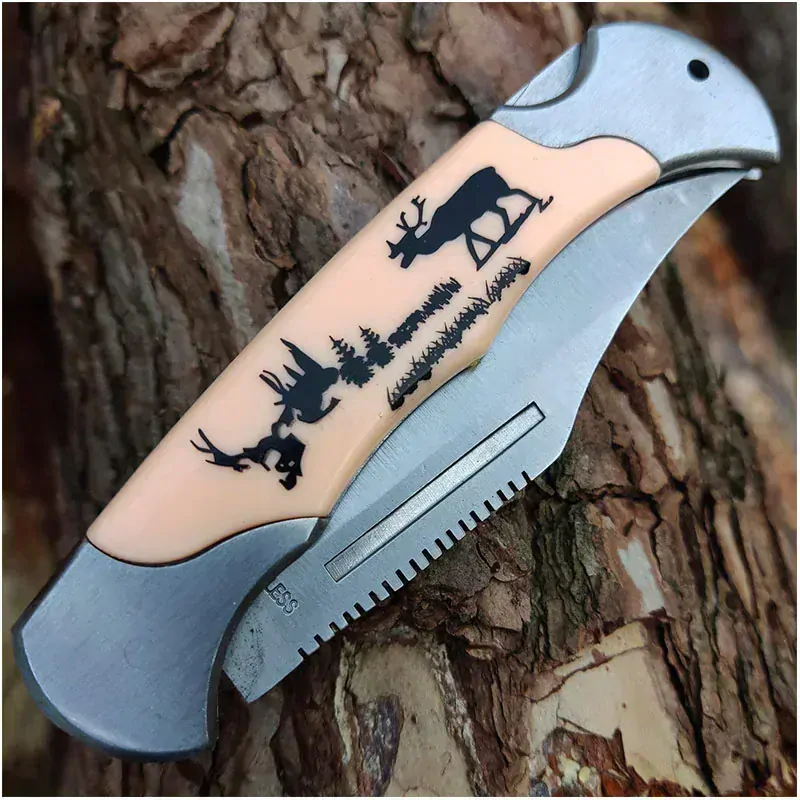 Vreckový poľovnícky nôž skladací 19/8cm