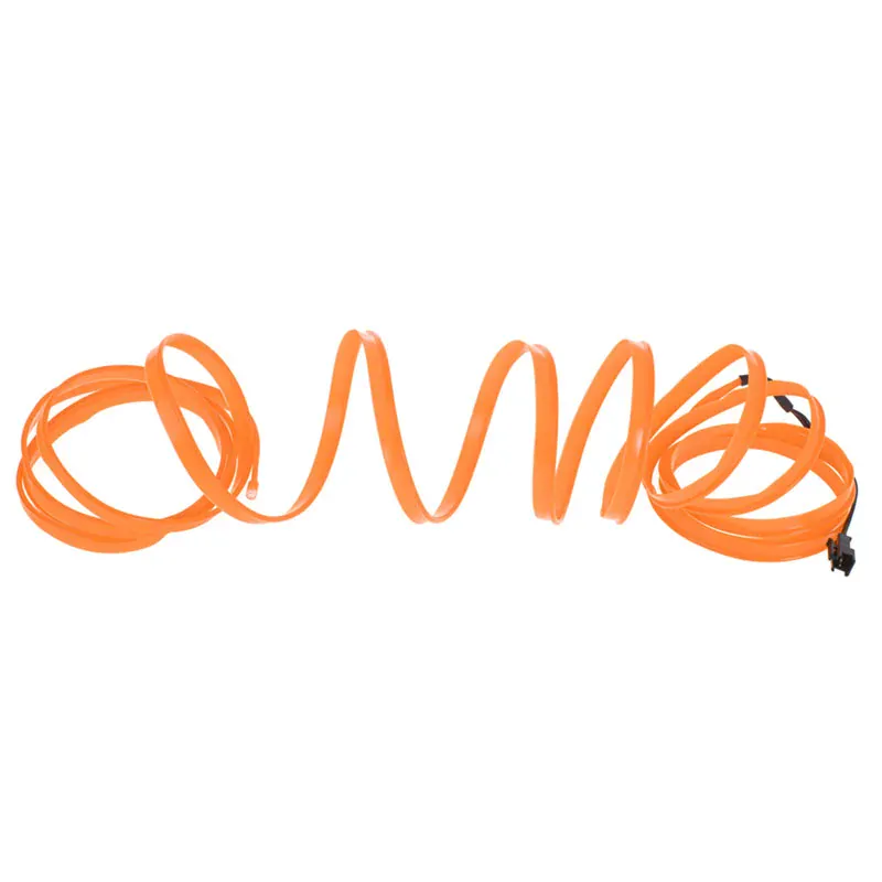 Ambientné LED osvetlenie do auta 5m oranžové