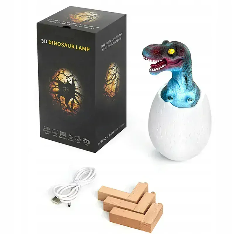 Lampa do detskej izby 3D Tyranosaurus
