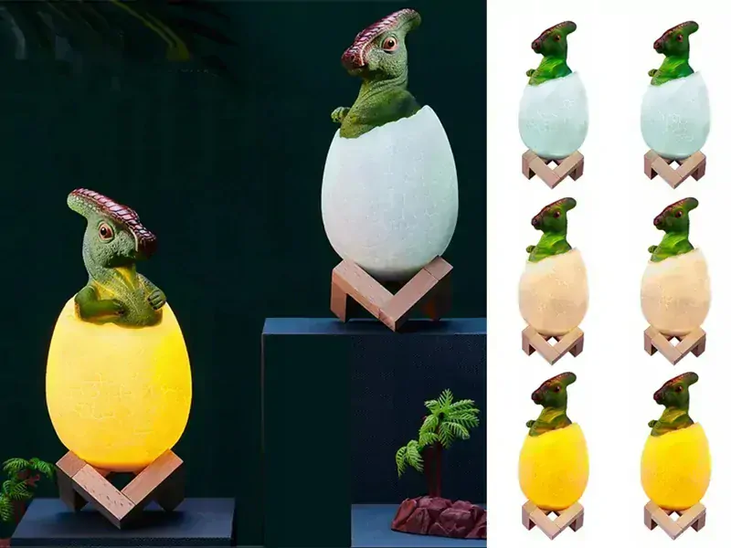 Lampa do detskej izby 3D Dinosaurus