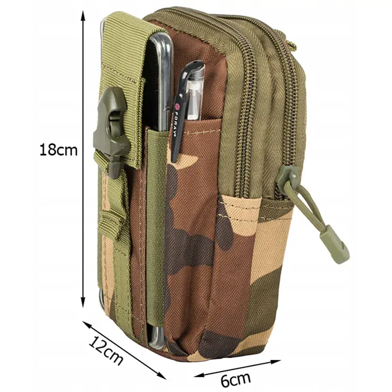 Taška na opasok taktická zelená