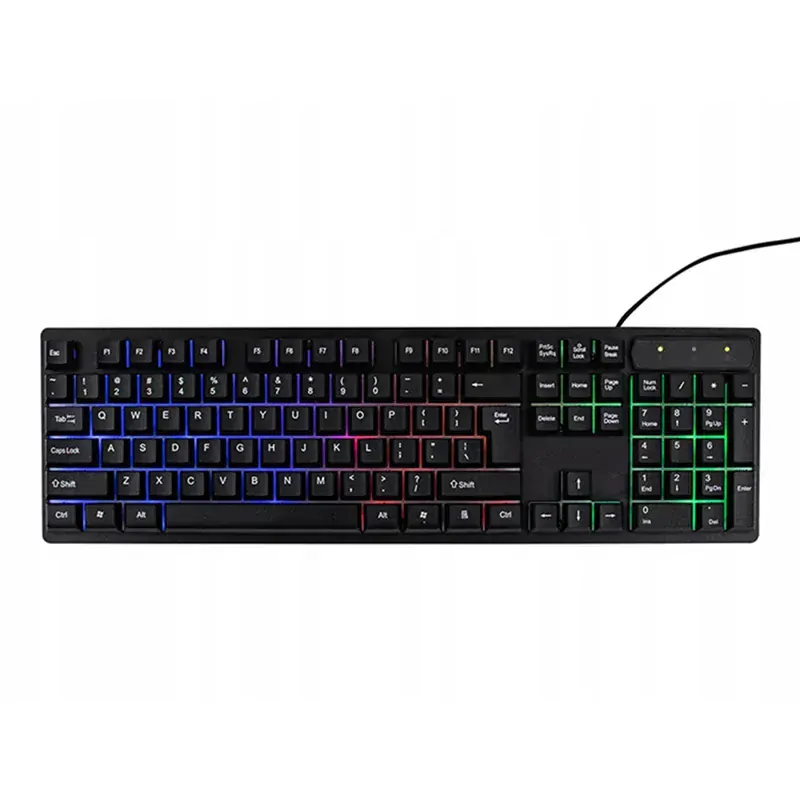 Herná klávesnica s RGB LED podsvietením