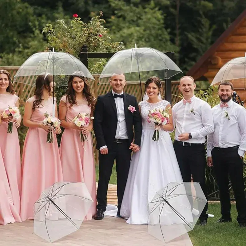 Dáždnik transparentný automatický 95cm