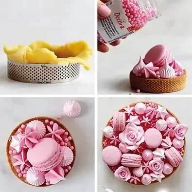 Nerezový cukrársky kruh na tortu a koláče