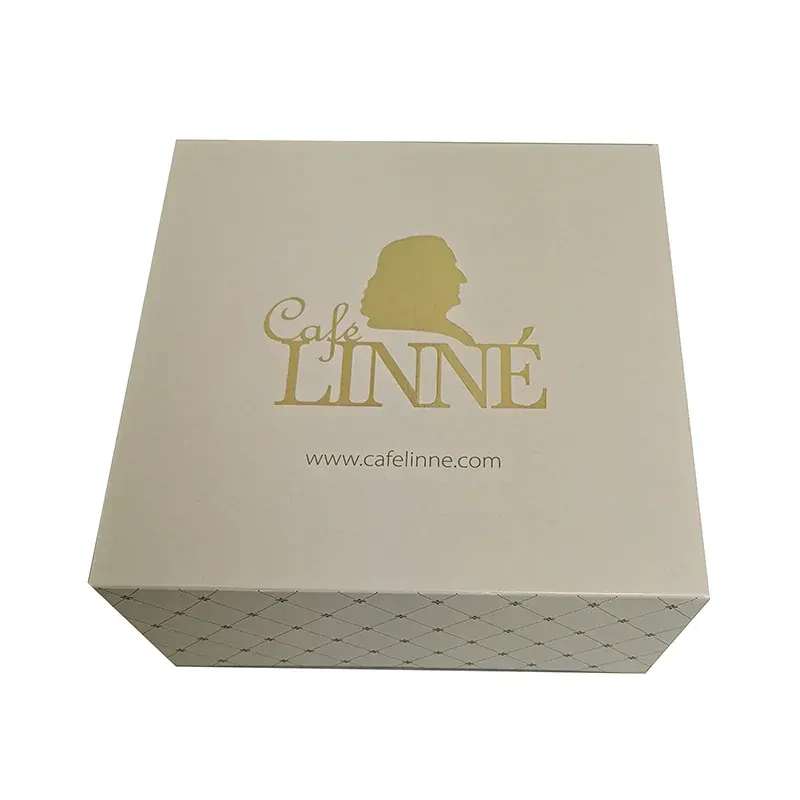 Zákusková krabica Café Linné 25 × 25 × 12 cm – na koláče a výslužky