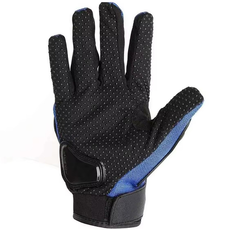 Rukavice na motocykel modré L