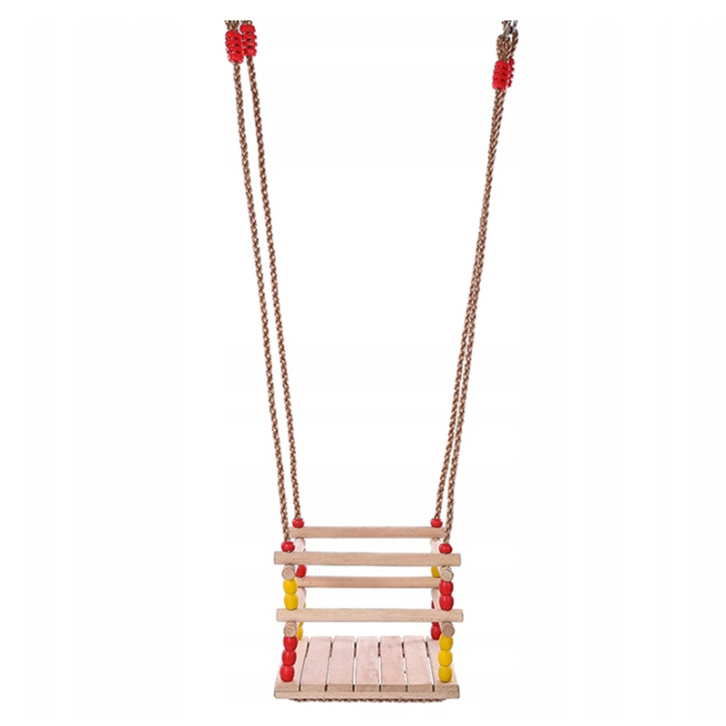 Detská záhradná drevená hojdačka