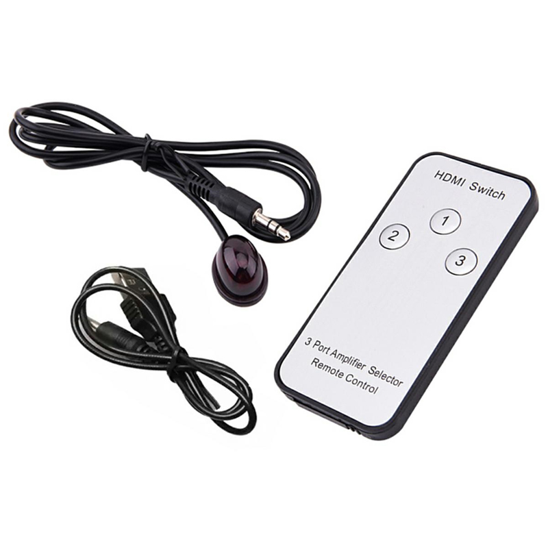 HDMI switch s 3 slotmi s diaľkovým ovládaním