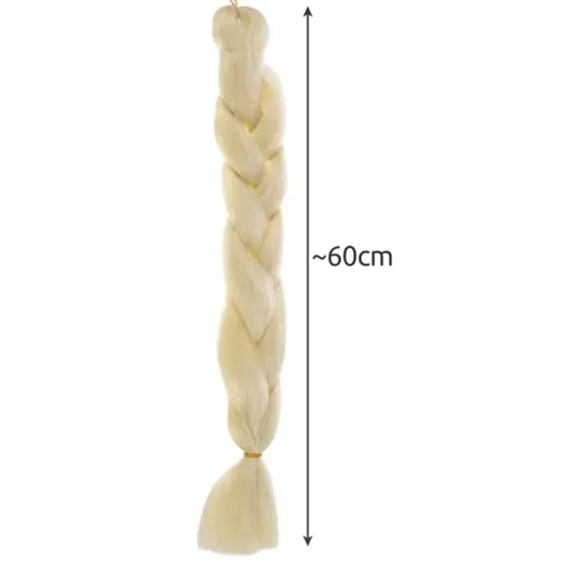 Syntetické vlasy - Vrkoč blond 60cm
