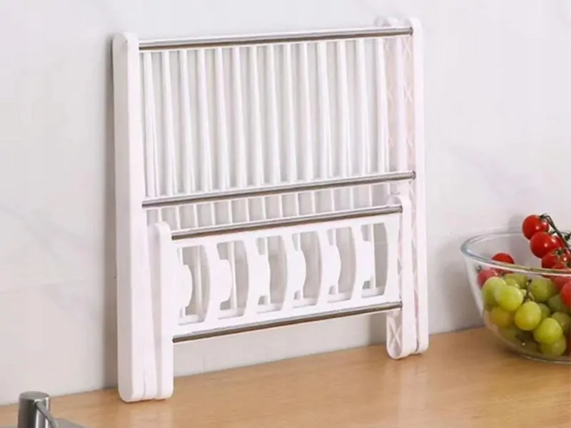 Odkvapkávač na riad dvojposchodový s táckou