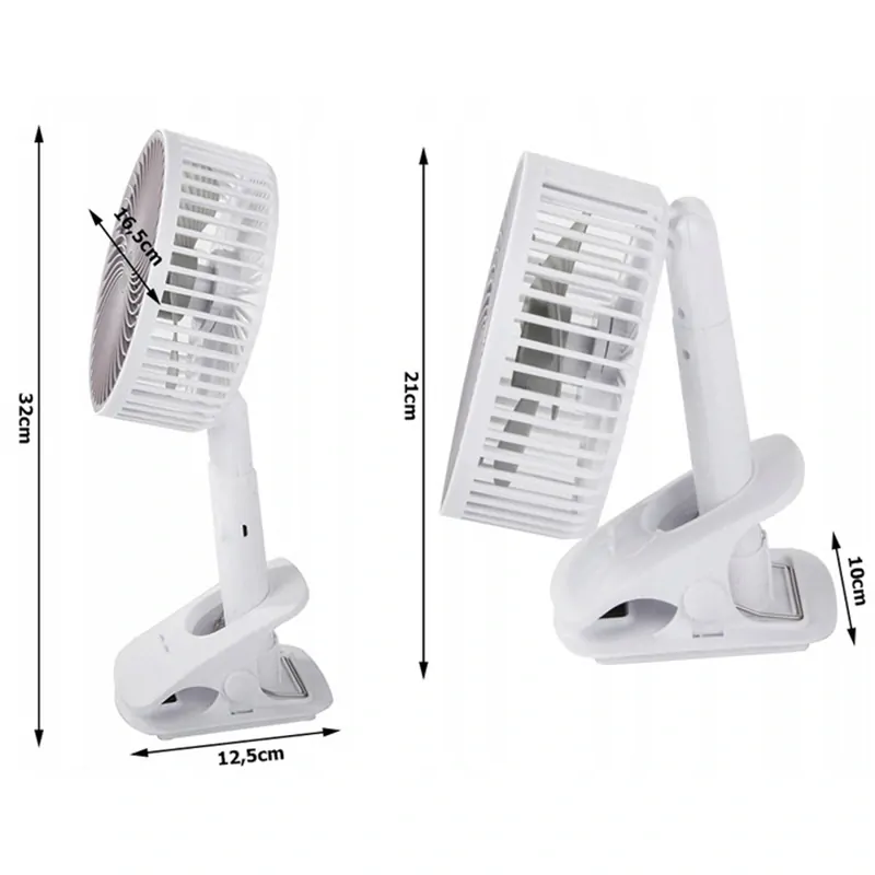 Ventilátor bezdrôtový s klipom 4,5W MST-A1
