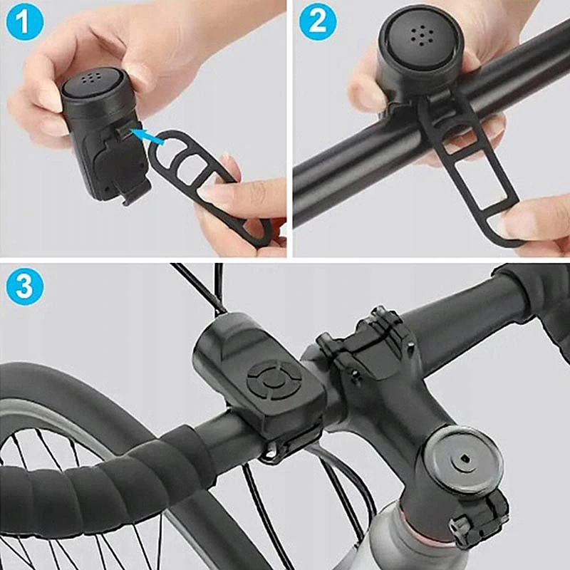 Zvonček na bicykel s funkciou alarmu proti krádeži