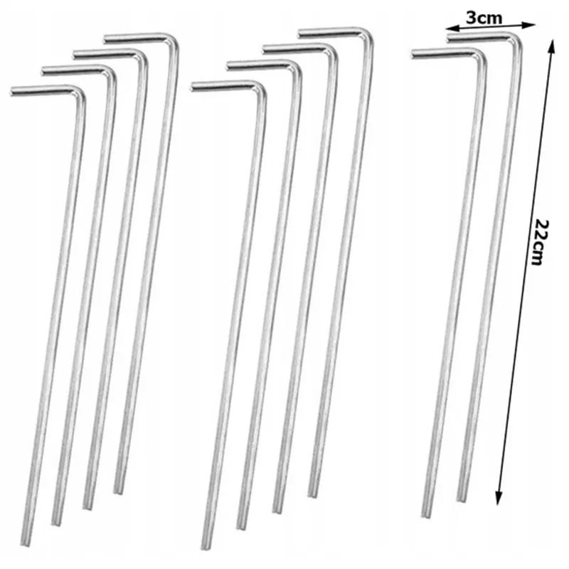 Kolíky na pripevnenie stanu 22cm 10ks