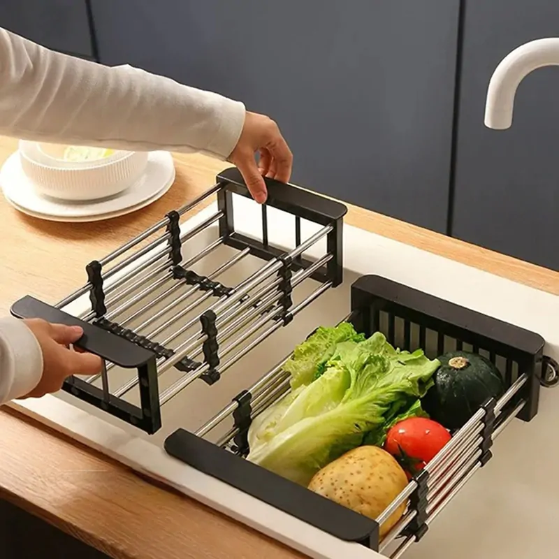 Odkvapkávač nad drez teleskopický 28-46 x 22,5cm