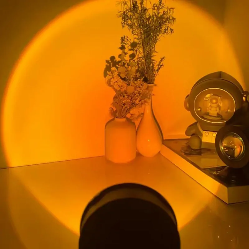 Lampa projektor západu slnka