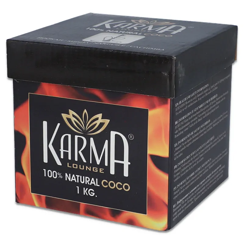 Kokosové uhlíky do inhalátora Karma Lounge 64ks (1kg)