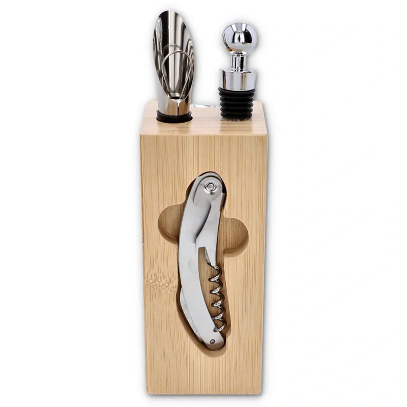 Sada na víno drevená 6-dielna