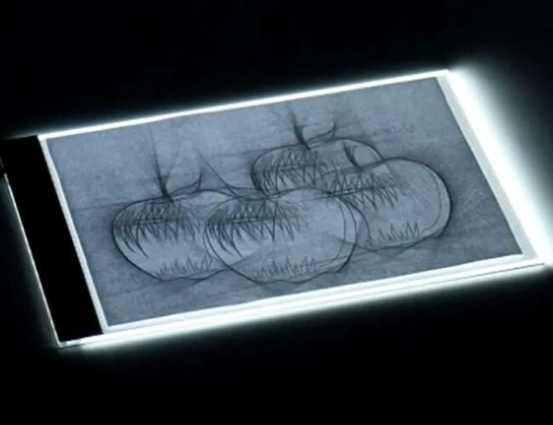 Akrylová tabuľa na kreslenie s podsvietením