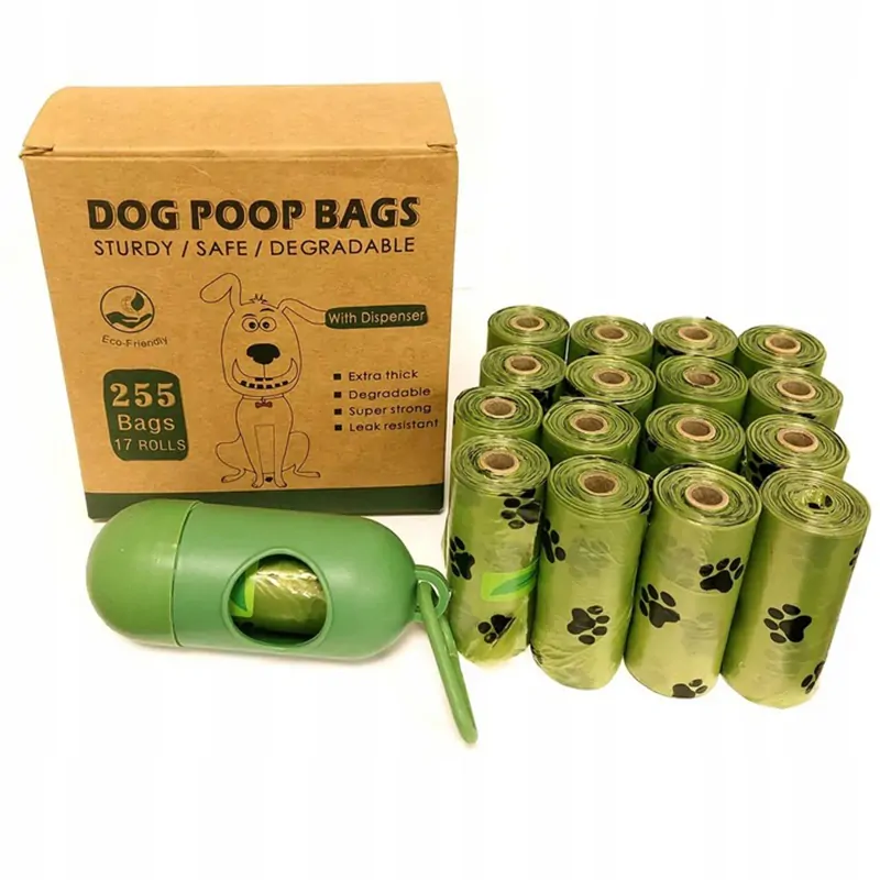 Vrecká na psie exkrementy 255ks so zásobníkom