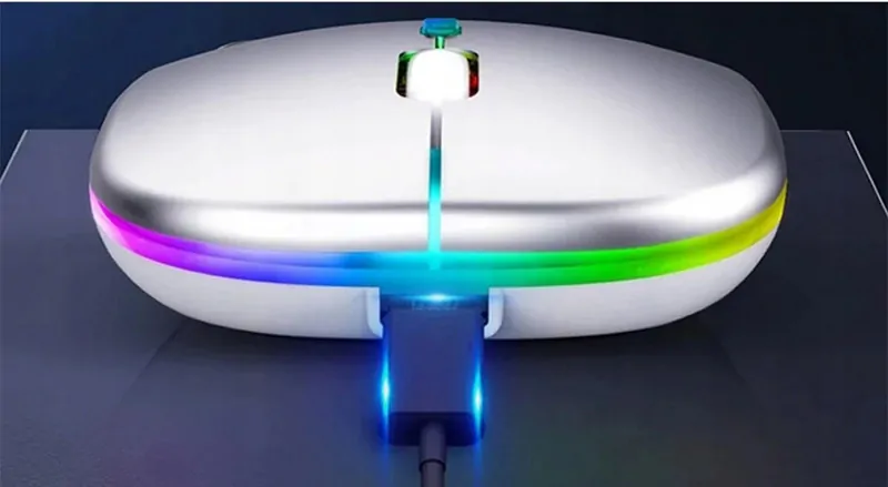 Myš bezdrôtová optická slim biela