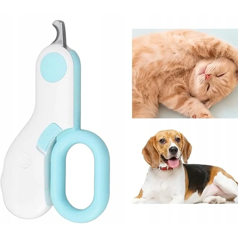 Kliešte na pazúry pre psa a mačku s LED svetlom