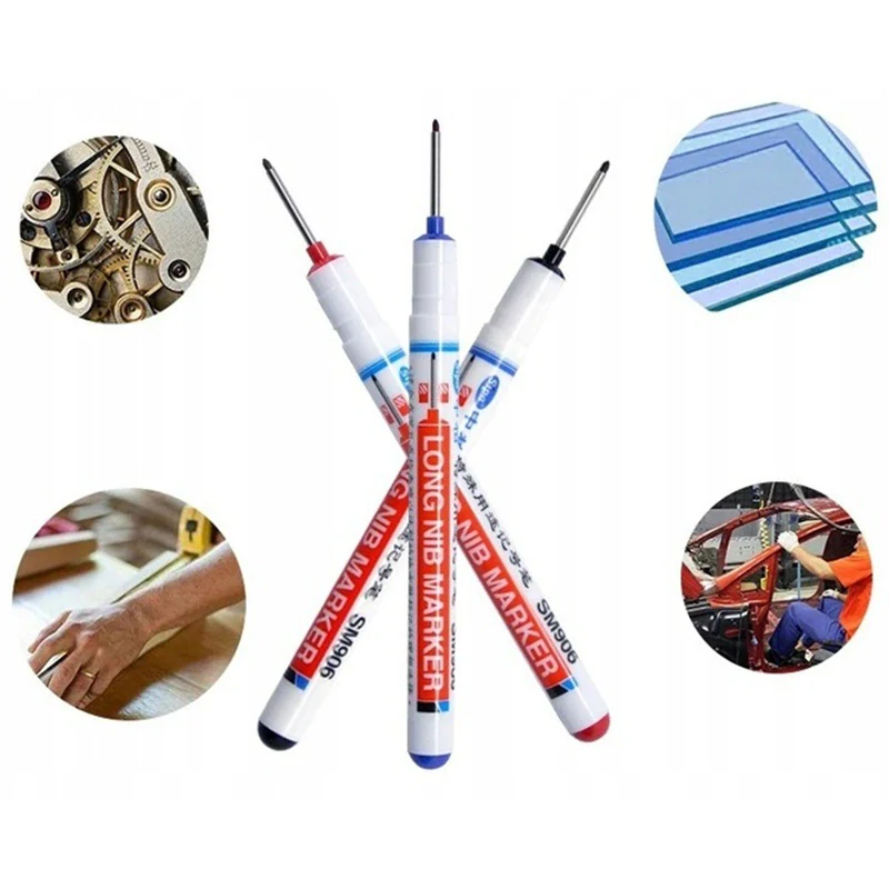 Stavebné popisovače s dlhým hrotom 4ks