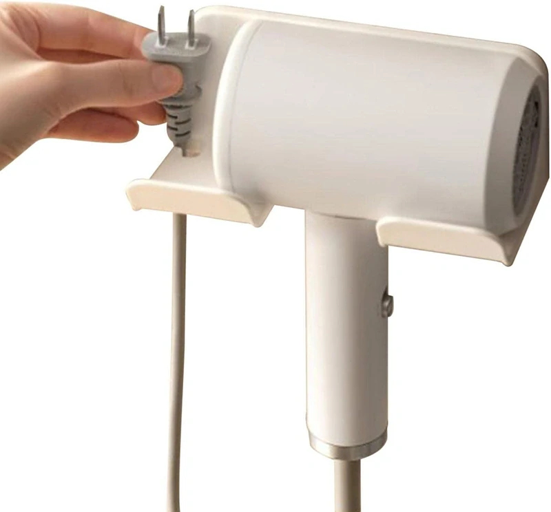 Nástenný držiak na fén plastový