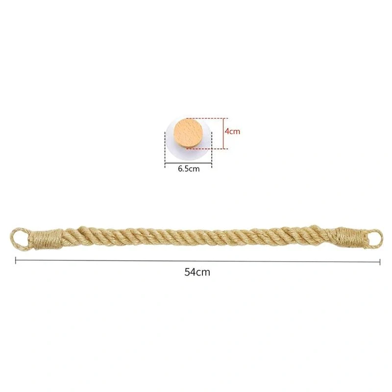 Nástenný jutový držiak na toaletný papier