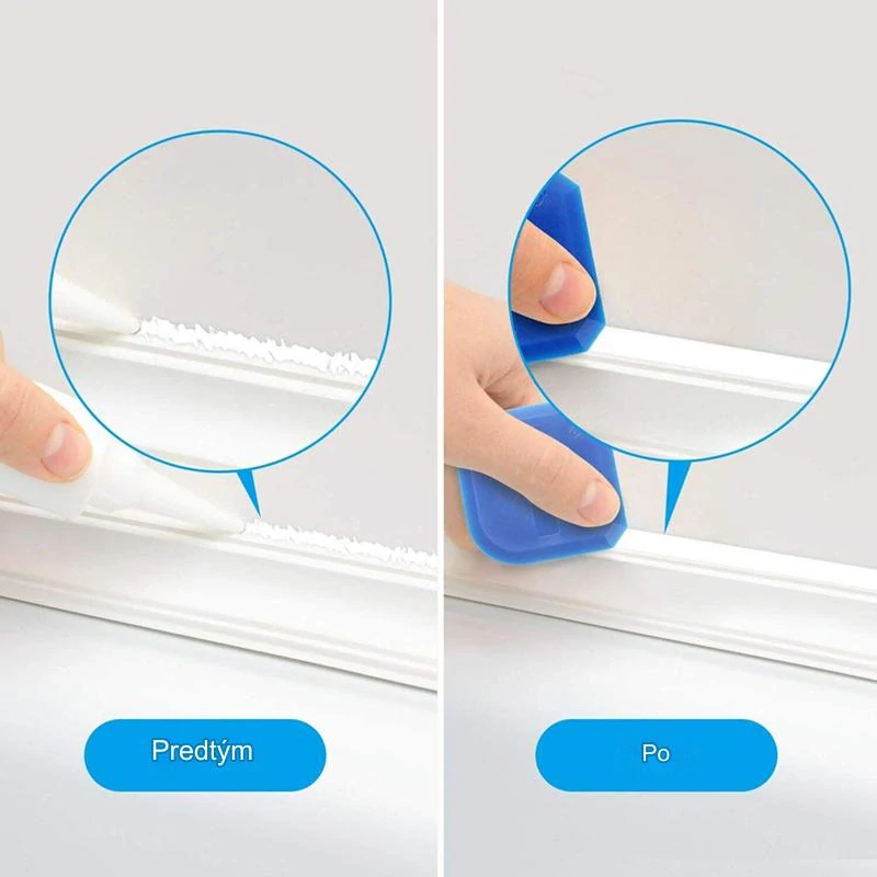 Stierky na aplikáciu silinónu a tmelu 4ks