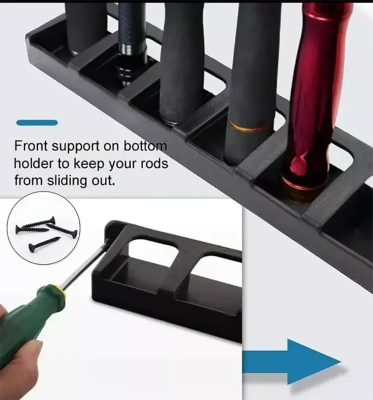 Nástenný vešiak na udice