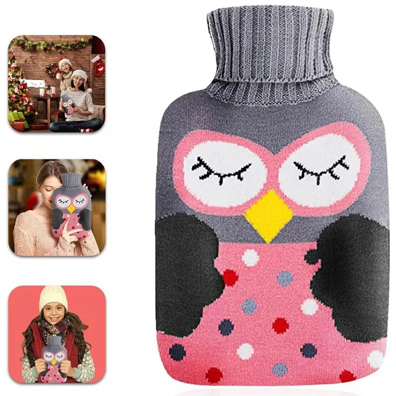 Termofor 2l - Hrejivá fľaša s vianočným svetríkom