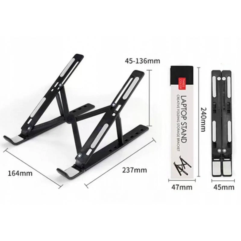 Ergonomická podložka po notebook, tablet čierna