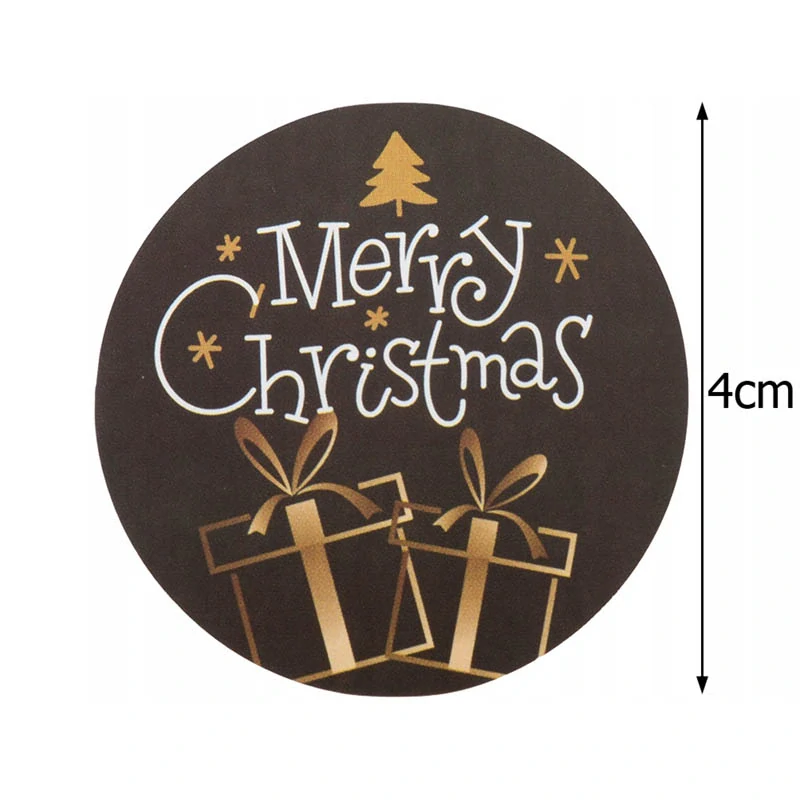 Vianočné nálepky na rolke 500ks