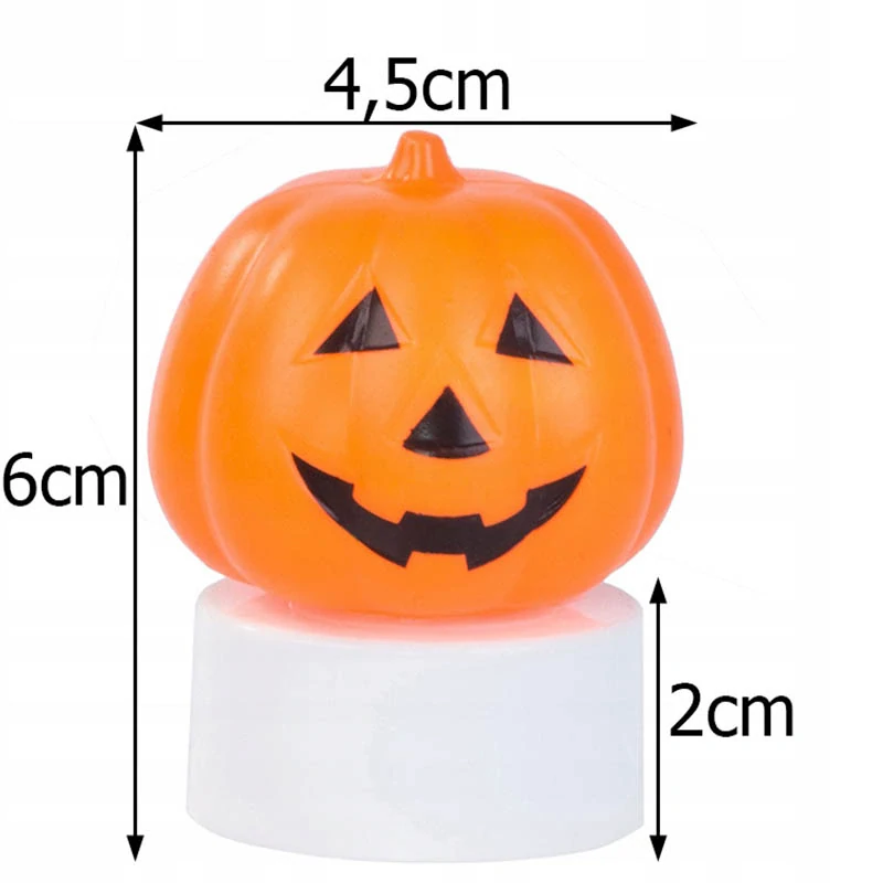 Halloweenska LED sviečka Tekvica