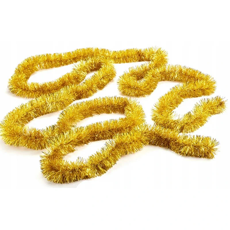 Girlanda na vianočný stromček zlatá 6m