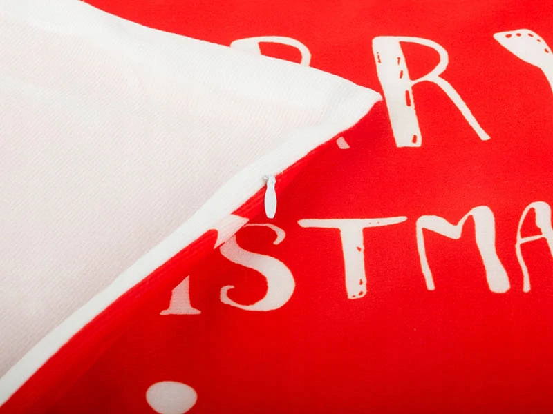 Vianočná obliečka vankúš 45x45cm Sob červená