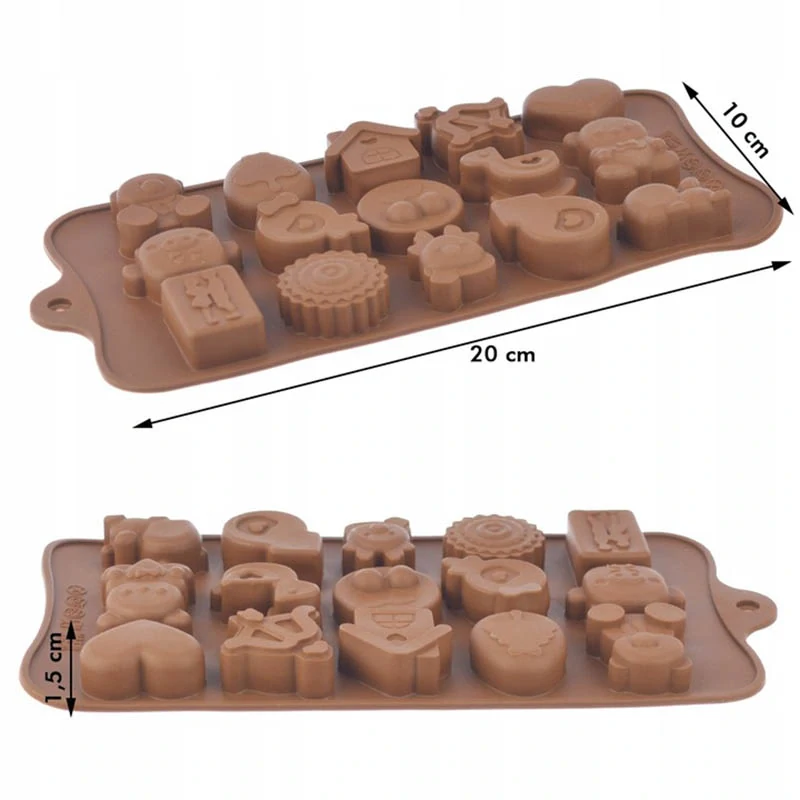 Silikónová forma na čokoládu 19x10cm