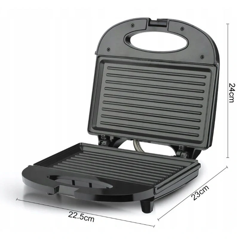 Elektrický sendvičovač – gril na panini, toasty a tortilly 750 W