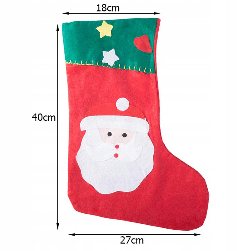 Vianočná čižma z filcu 40cm