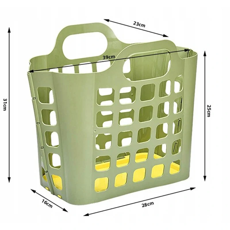 Veľký plastový skladací košík 15L